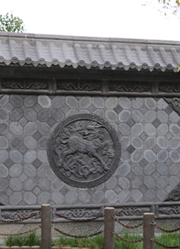 中式仿古建庭院砖雕